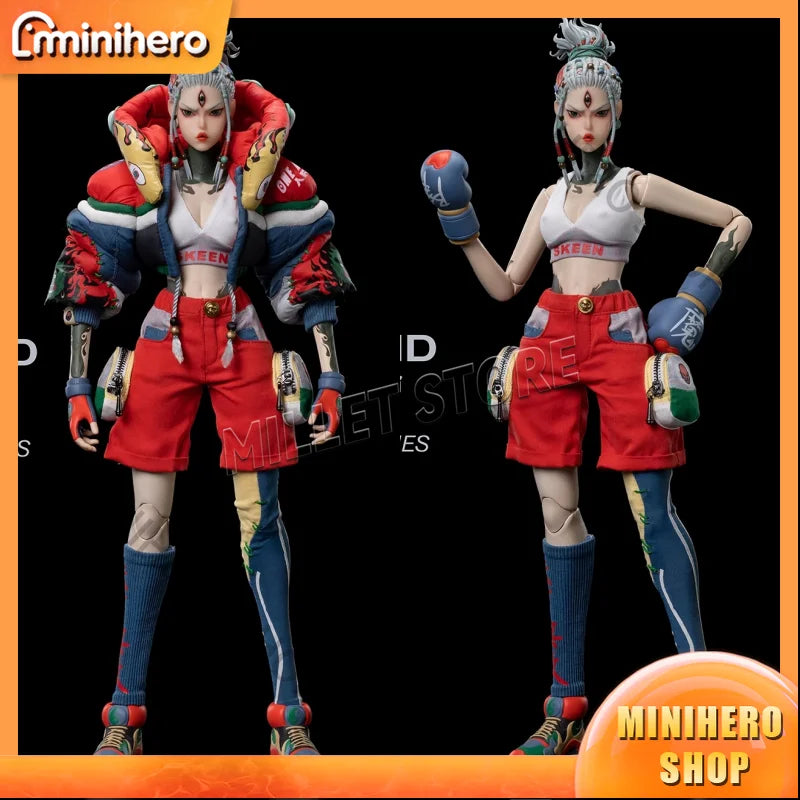 In Stock Underverse Ghost Punk Boxer UV202405 1/6 Scale 12 Inch Mobile Action Figure Doll Full Set Robot Model Toy