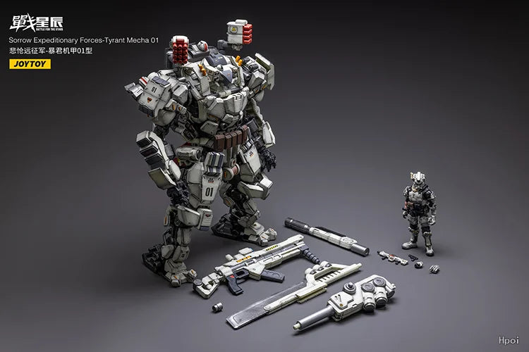 【SF】JOYTOY 1/18 Action Figure Sorrow Expeditionary Forces Tyrant Mecha 01 Model Toys Gifts Collection Ornaments