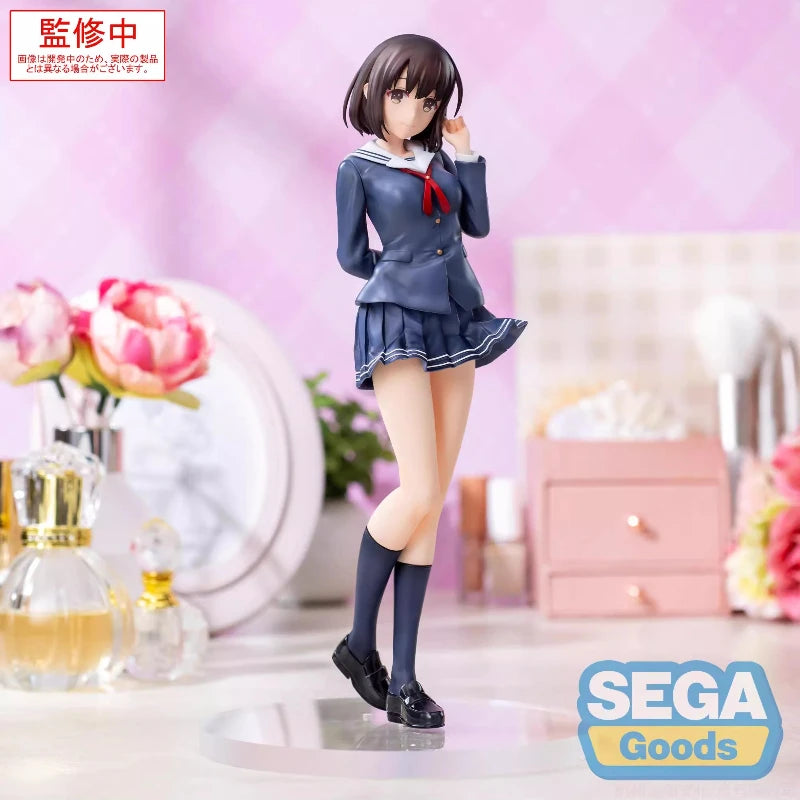 Saekano: How to Raise a Boring Girlfriend Katō Megumi uniform PVC Action Anime Model Toys Figure Collection Doll Gift