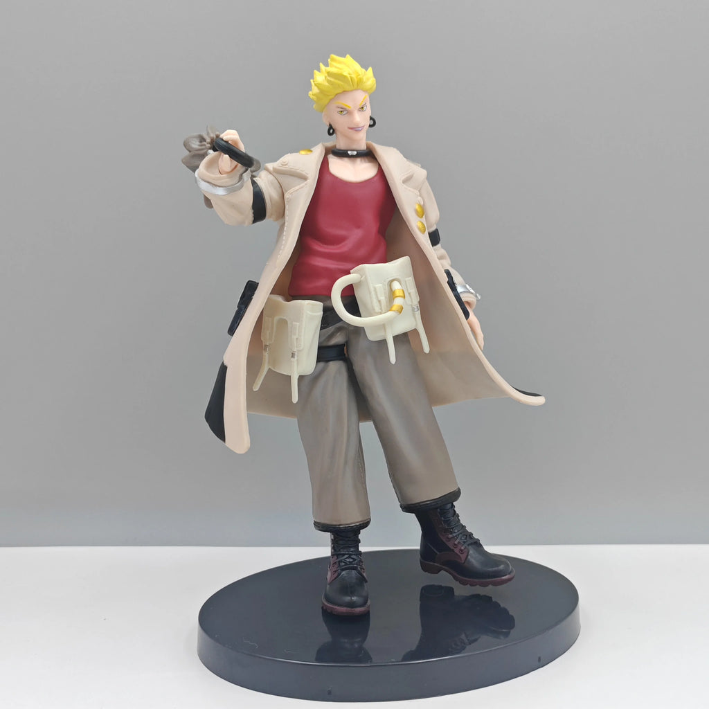 22cm Anime Figure GACHI AKUTA Riyo Rudo Enji Zaka ACTAR Action Figures Character Collection Model Ornaments Toys Christmas Gifts