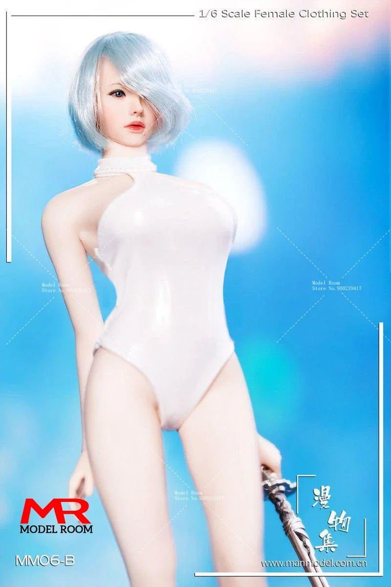 TF TOYS TF01 1/6 Scale 2B Girl Dress Head Sculpt Cosplay Clothes Props Fit 12'' TBL S10D Female Soldier Action Figure Body Dolls