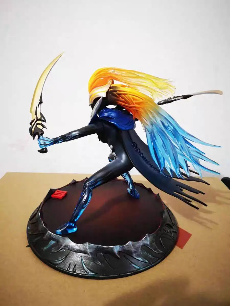 18cm DOTA2 Figure Phantom Assassin Handmade Customization Anime Collectible Model Desktop Decorations Holiday Gifts Children Toy