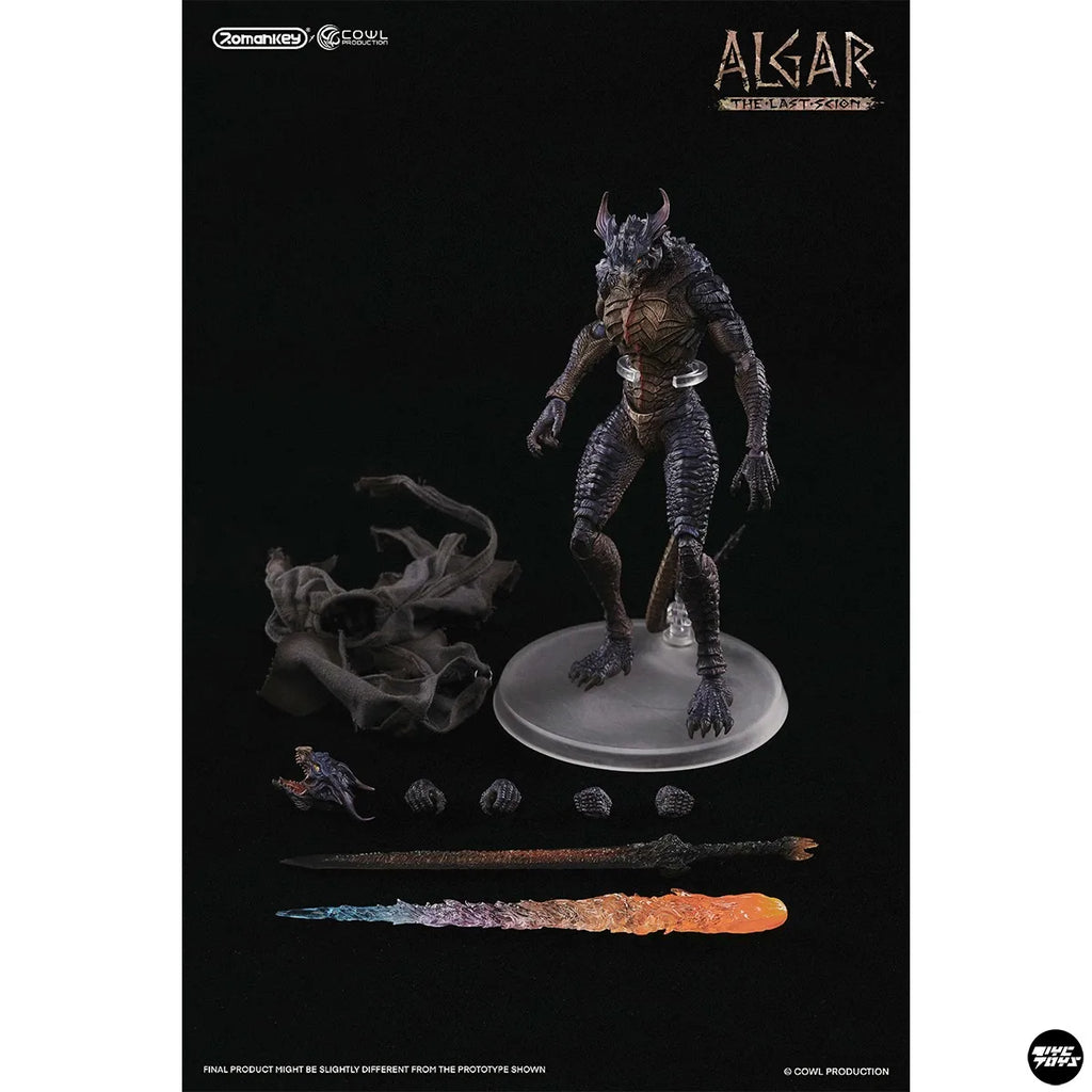 Original Romankey X Cowl Algar Last Descendant  Soldier Figurine Model For Collection Soldier Figurine Kids Toy Gifts 18cm