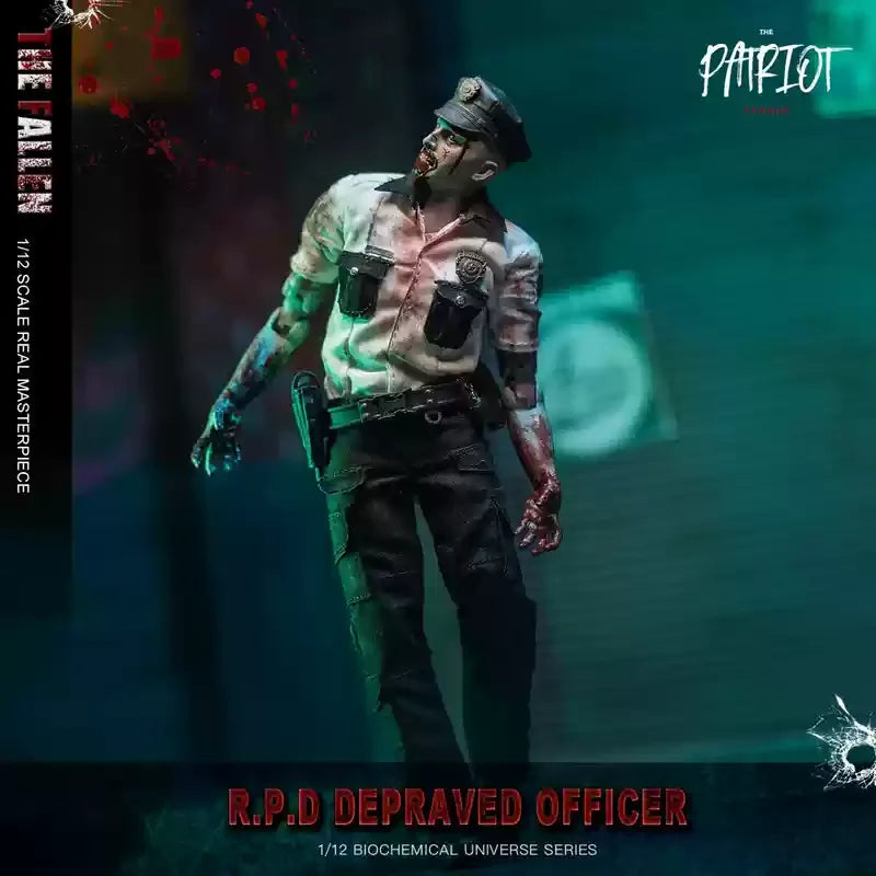 In Stock 1/12 Genuine Patriot Studio Resident Evil Police Officers Jack Clausa Moths Zombie Action Figures Collection Fan Gift