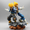 30cm Dragon Ball Z Action Figure Fighting Vegeta and Trunks Figure Father and Son Model Super Saiyan Statue PVC Collection Toys