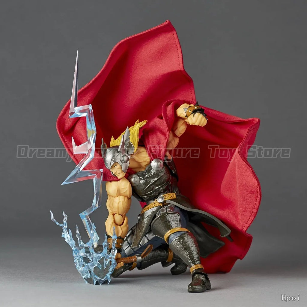 【In stock】Original KAIYODO Revoltech AMAZING YAMAGUCHI THOR Action Figures Toys Model Collection Ornaments