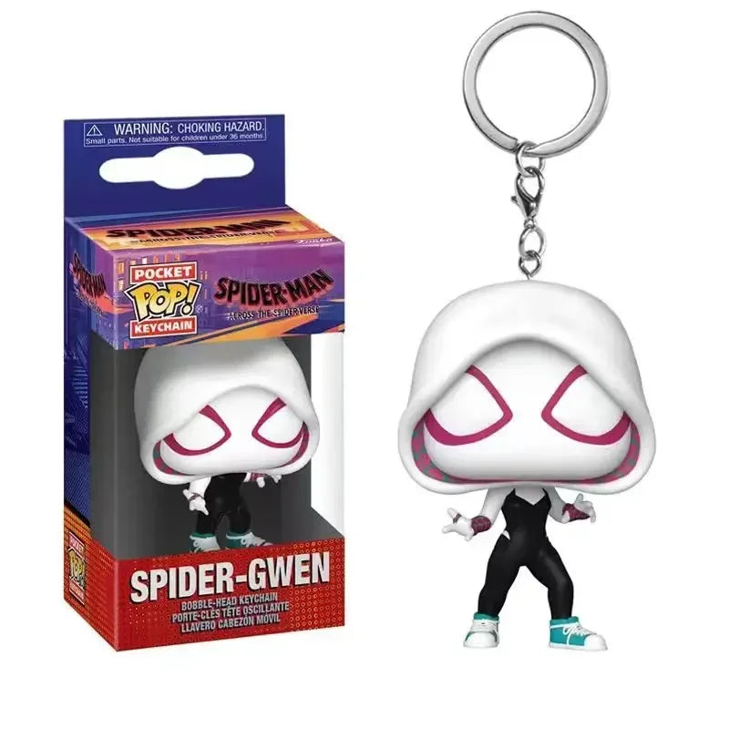 НОВО FUNKO POP Спайдър-Мен Спайдър-Гуен Зелен Гоблин Ловец на зомбита Спайдър Питър Паркър Мистерио Ключодържател Винилова фигурка Играчки