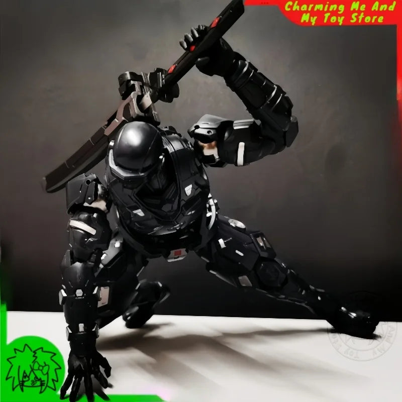 In Stock Premium Black Fighter Finished Action Figure Human Machine Snake Eyes Sc001 Finished Articulated Model Figure Toy Gifts