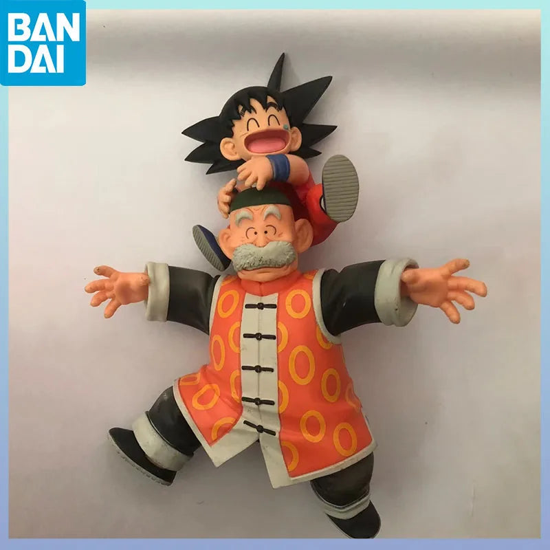 BANDAI Ichiban Kuji Dragon Ball Revible Moment Last One Prize Goku Grandpa Gohan Anime Scene Figurine Action Figure Model Toys