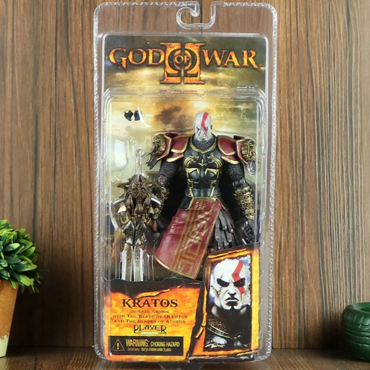 20CM NECA Action Figure God of War Ghost of Sparta Kratos In Ares Armor W Blades Action Figure Collectible Model Toys Doll Gift