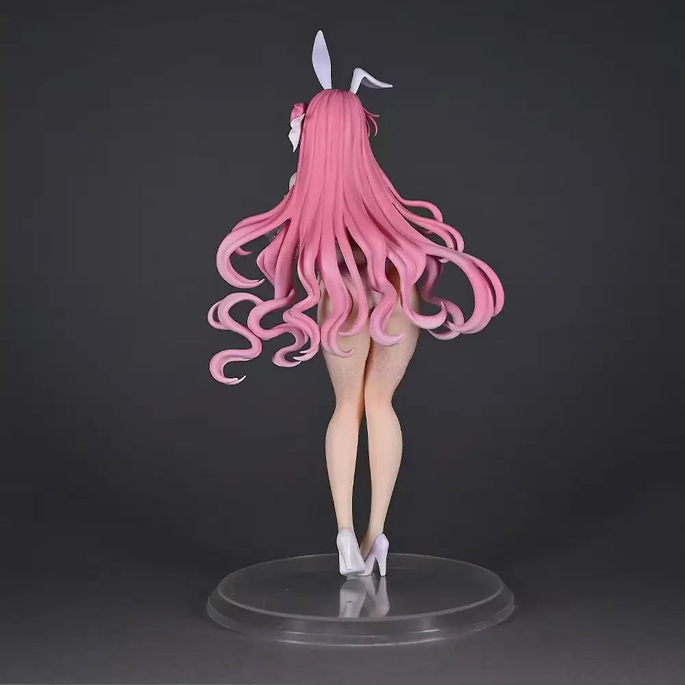 27cm One Piece Pink Hair Bunny Girl Figure Anime Game Peripheral Collectible Pvc Statue Desktop Ornament Gift For Boys