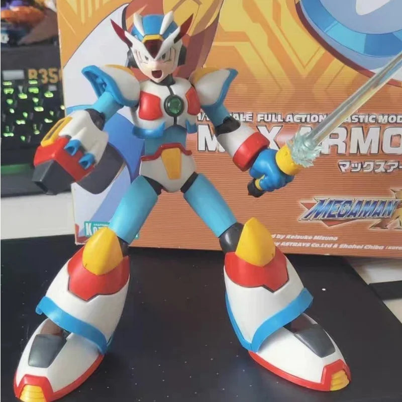 New Ss Model Ko Kotobukiya Kp701 Rockman X Falcon Armor Action Figure Megaman X5 Anime Figures Assembly Model Kit Birthday Gift