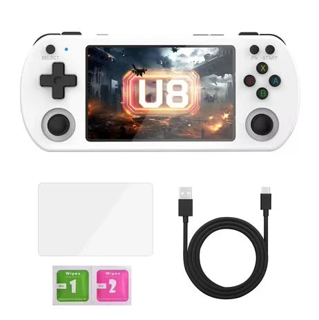 U8 retro video game console Linux system IPS screen 4.0-inch handheld portable pocket video game player 64GB boy's game PSP GBA