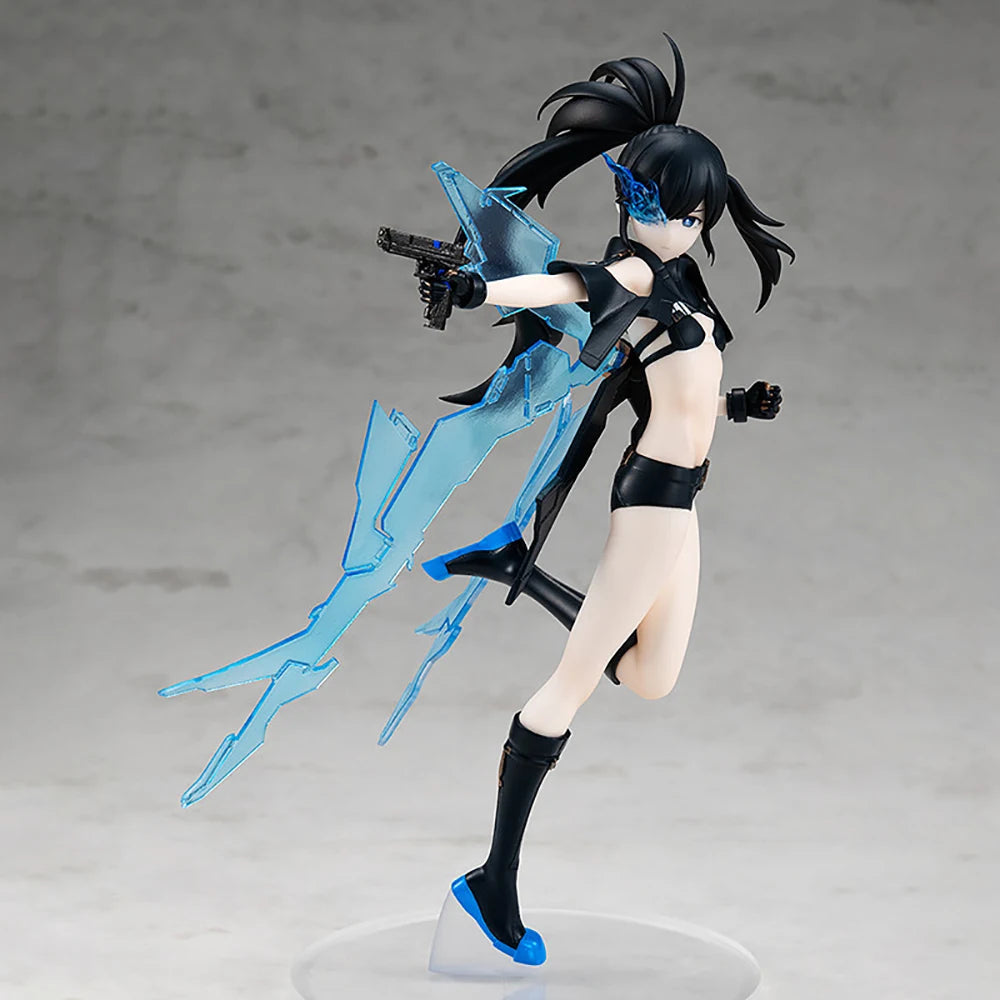 100% Original in Stock Good Smile Company Pop Up Parade BlackRock Shooter: Dawn Fall Black  Rock Shooter Anime Figure Model