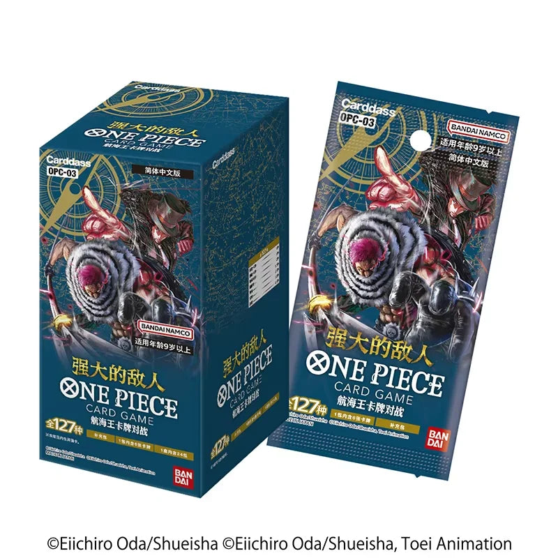 In Stock 2025 Bandai Genuine One Piece Opcg Tcg Game Card Chinese Version Op13 Carrying On His Will Collection Card Toys