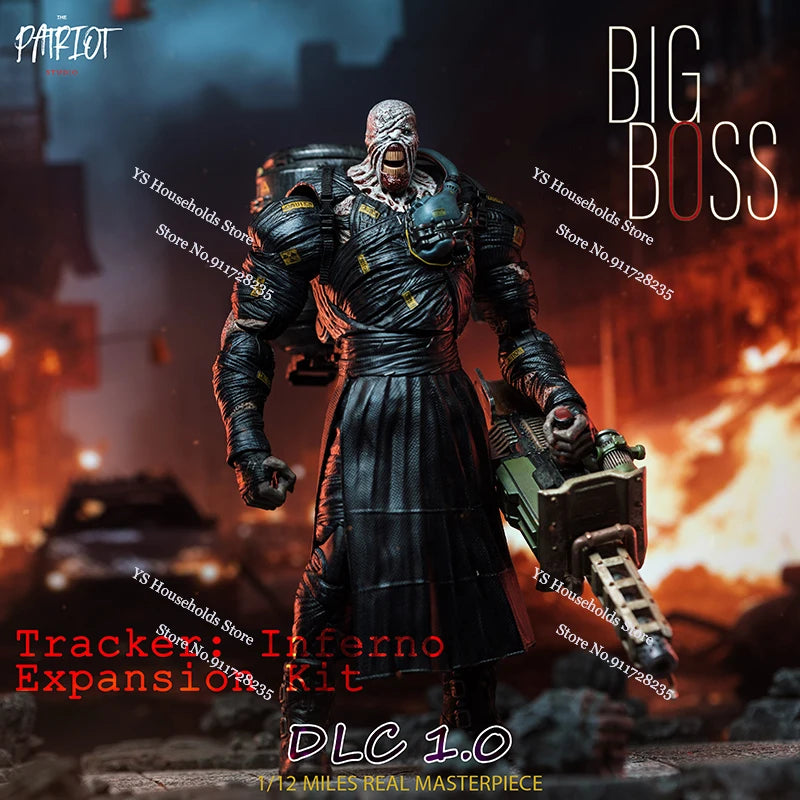 Patriot Studio Accessory Pre-sale 1/12 Big Boss Tracker Scene Ornament Flame Expansion Kit Model For 6" Action Figure Decoration