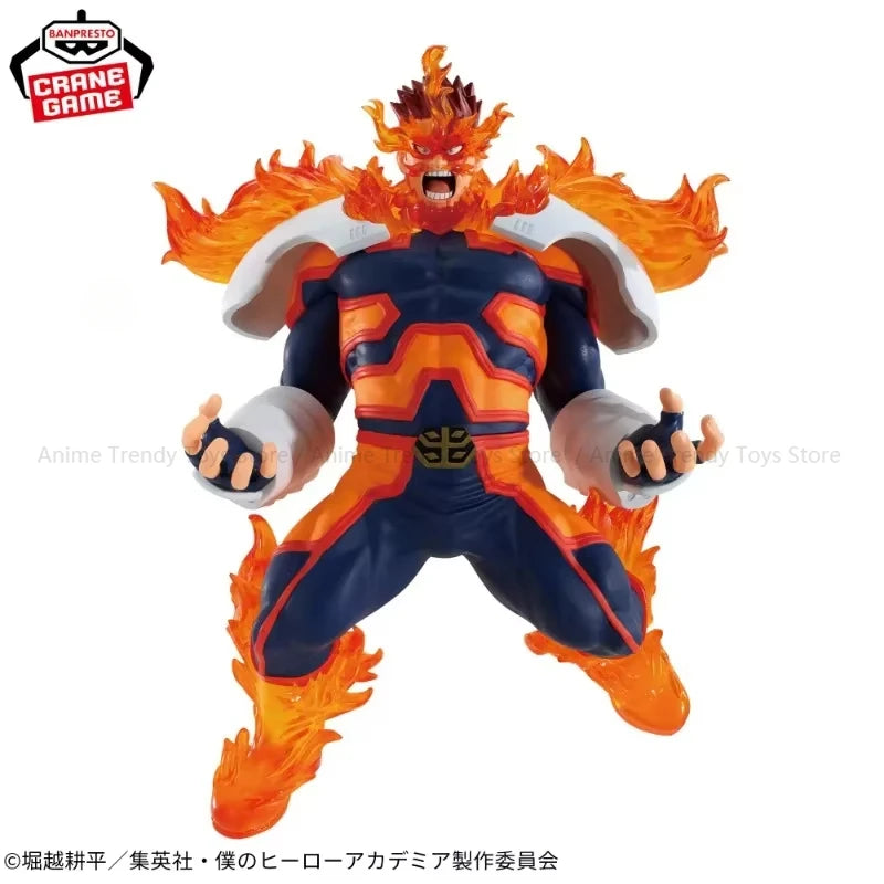 Bandai Original Banpresto Anime My Hero Academia THE AMAZING HEROES PLUS Endeavour PVC Action Figure Model Collection Toy GiftWY