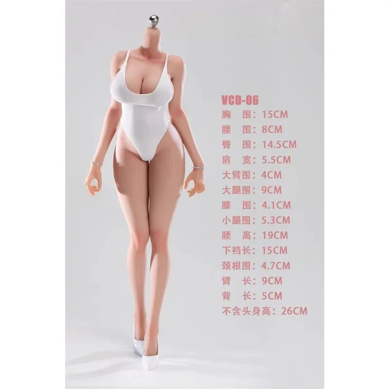 VERYCOOL 1/6 Scale VCD-05 VCD-06 Female Soldier Movable Joint  Platinum Silicone Steel Bone Action Figure Body Dolls
