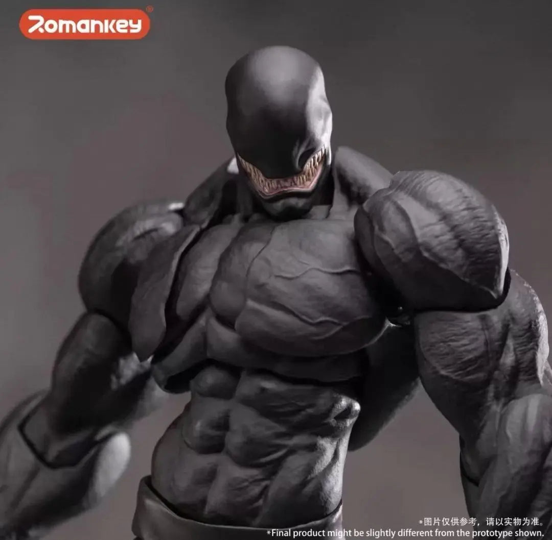 In stock, Genuine ROMANKEY Big Guy 2025 Limited Venom Edition 1/12 Action Figure Model, Collectible Gift
