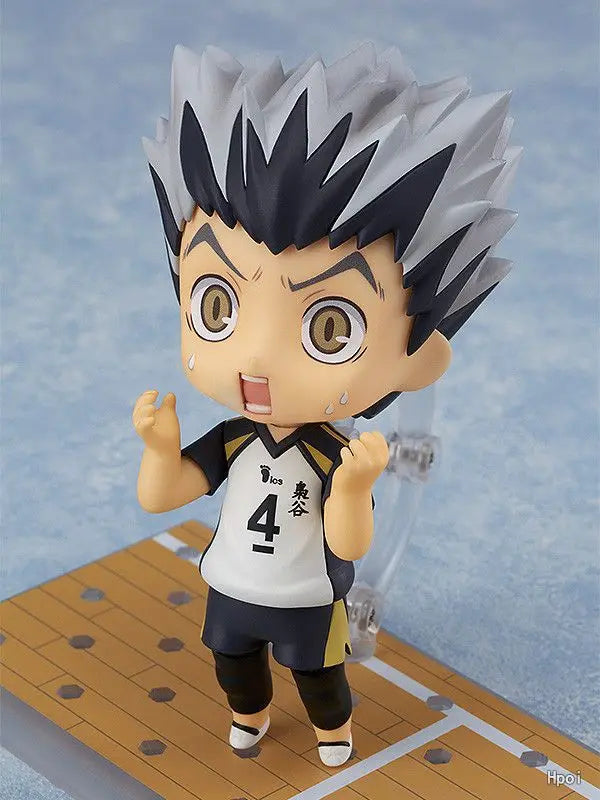 10cm Haikyuu!! Haikyuu !! Bokuto Kotaro 719# 719 Kotaro Bokuto Action figure toys collection doll Christmas gift with box