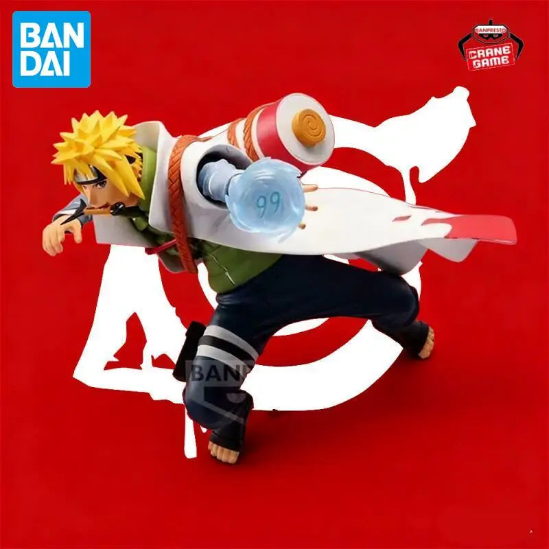 В наличност Bandai Оригинални Наруто Намиказе Минато Аниме Фигурки Екшън Модели Анимационни Кукли Настолни Украшения Играчки Фестивални Подаръци