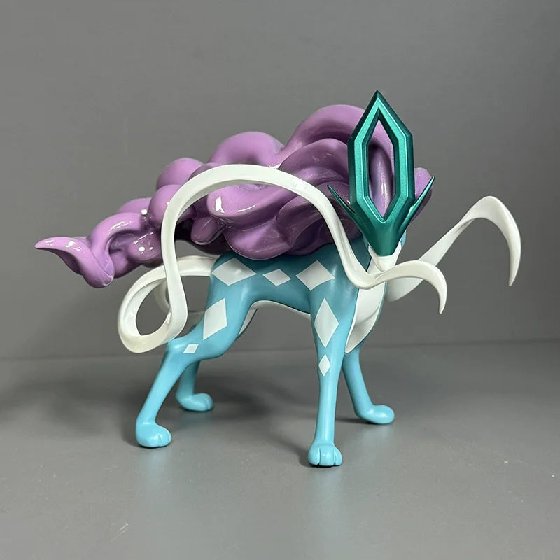 Anime Figures Set 1/20 Scale Three Sacred Suicune Entei Raikou PVC Statue Collection Room Decor Custom Toys Christmas Gifts