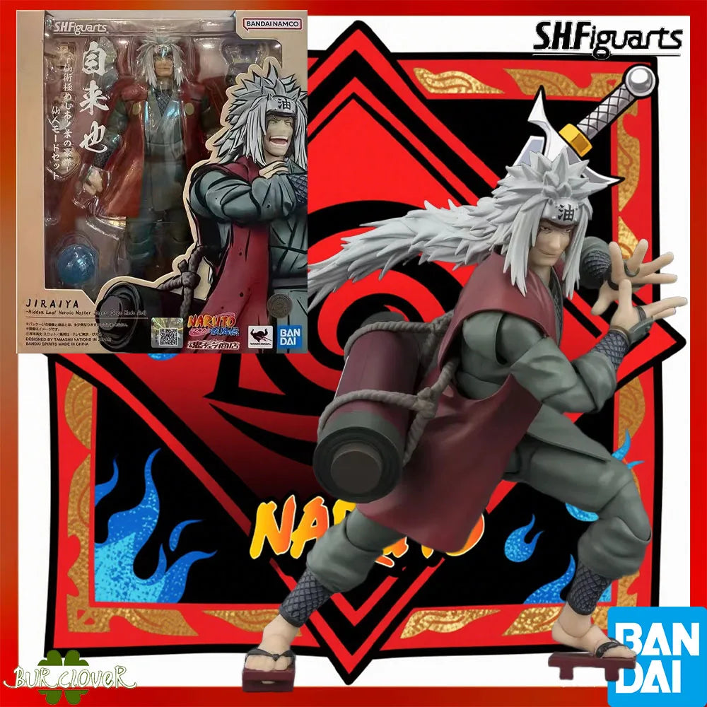 100% Authentic Bandai S.H.Figuarts Series Jiraiya, Tsunade, Orochimaru – Legendary Sannin Articulated Figure Toys