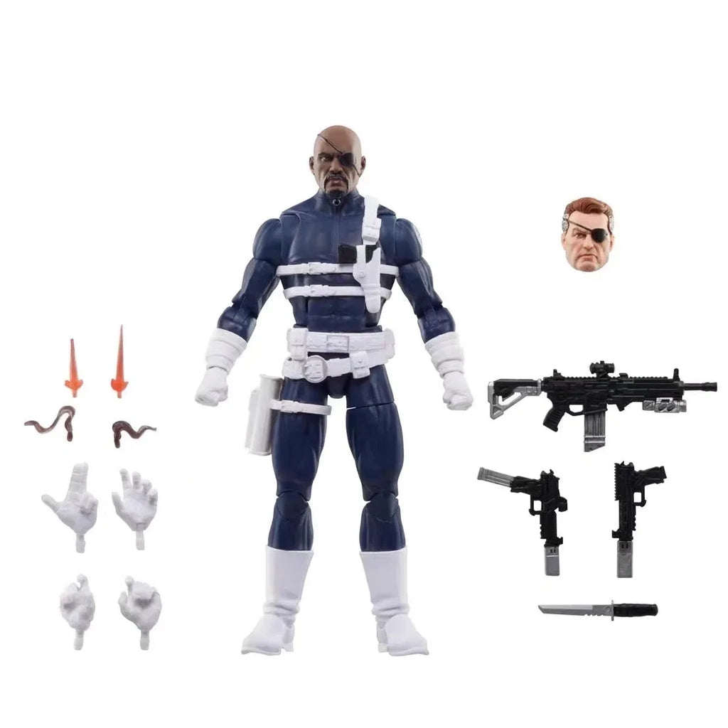 Marvel Legends S.H.I.E.L.D. Nick Fury Dugan Natasha Romanoff Action Figure Room Decora Figurine Collection Model Toy Gifts
