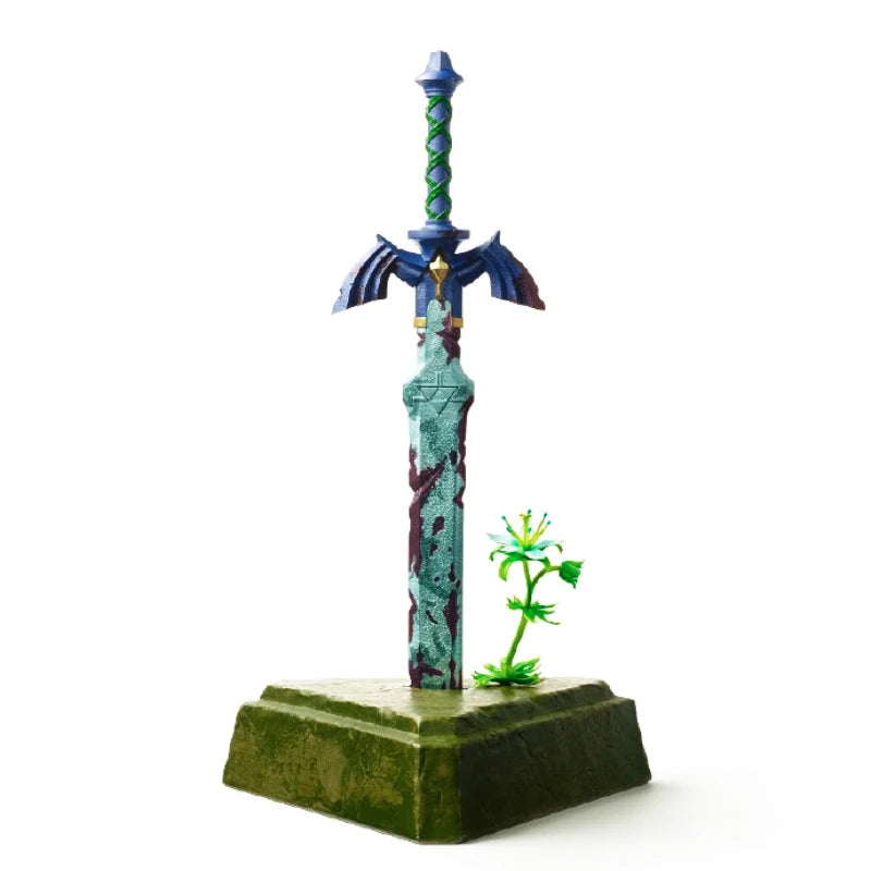 The Legend of Zelda Breath of the Wild Figures Master Sword Link Action Figure PVC Collection 26cm Ornaments Figurine Model Toys