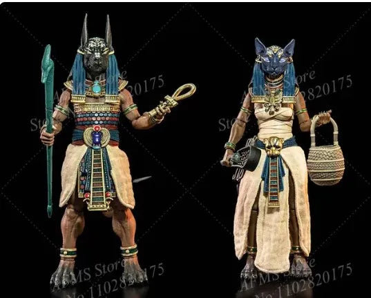 Limited Four Horsemen Studio 1/12 Scale Collectibles Anubis Figure Ancient Egyptian Goddess Bastet Bast 6" Action Figure Soldier