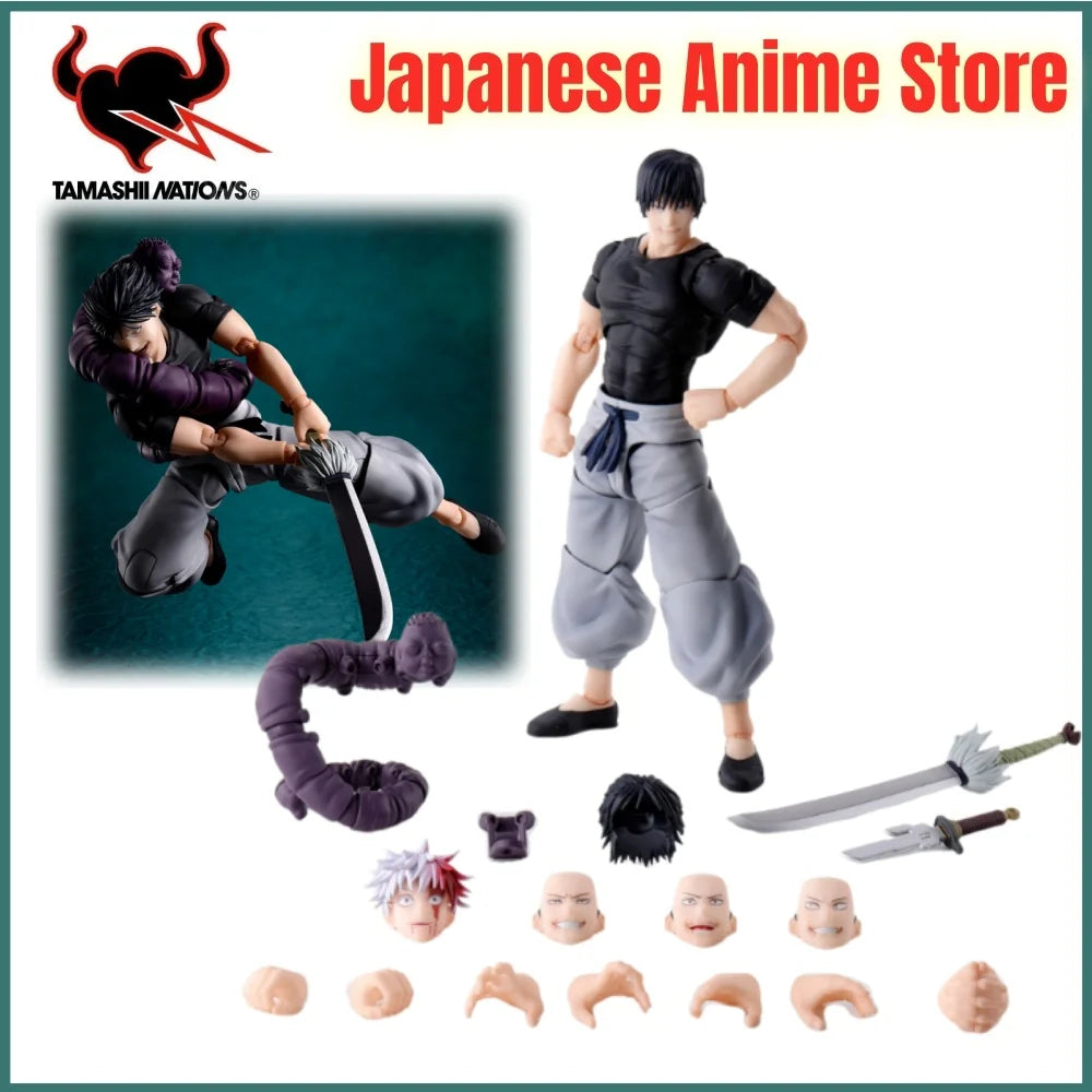 Original BANDAI Jujutsu Kaisen Anime Fushiguro Toji S.H.Figuarts Anime Figure Action Figurine Model Figuarts Collector Toys