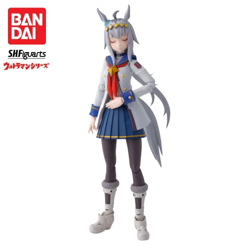 In Stock Bandai Original S H Figuarts Pretty Derby Oguri Cap Model Doll Brand New Boxed Action Figure Anime Characters Garage