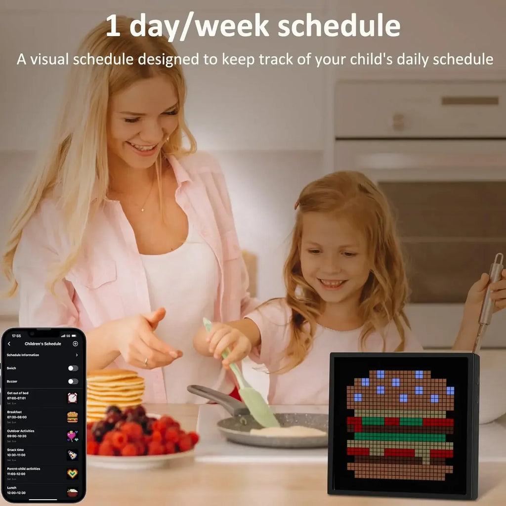 Smart LED Matrix Pixel Display RGB DIY Graffiti Bluetooth App Control Art Display Für Gaming Zimmer Dekor Cool Animation Rahmen 