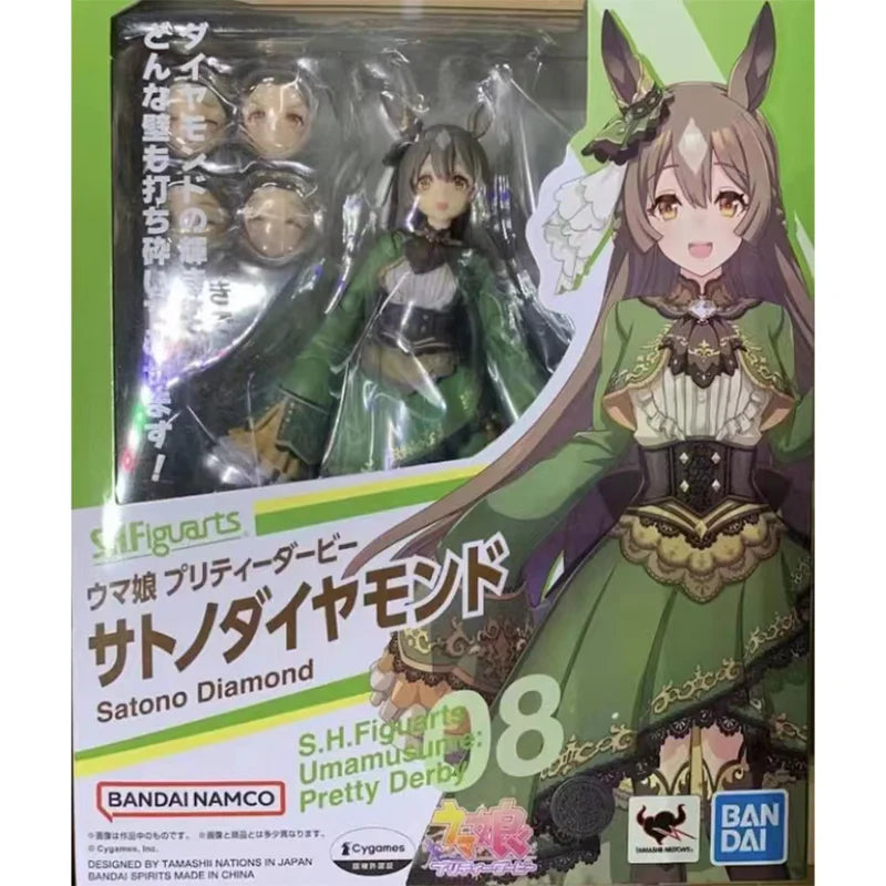 In Stock Original Bandai S.H.Figuarts SHF Umamusume Pretty Derby Satono Diamond Anime Action Collection Figures Model Toys