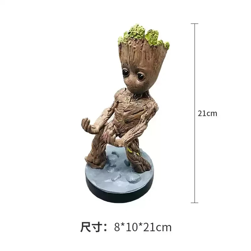 New Avengers Anime Spider-Man Venom Ps5 Xbox Base Display Bracket Deadpool Action Figure Toys Mobile Phone Ps4 Holder Model Doll