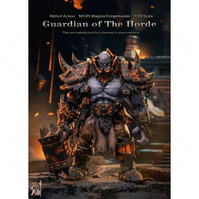 【Spot Goods】 Mithril Action Guardian of The Horde 05 Magma Forgemaster Blackhand 1/10 Action Figures Toy Gift Collection