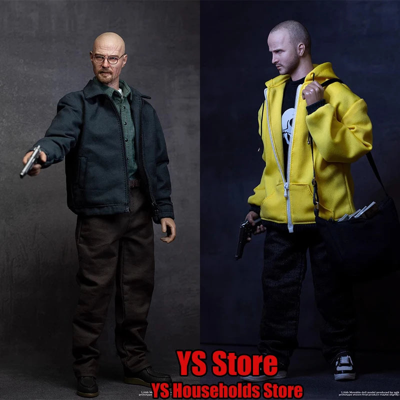 ZGJKTOYS 1/6 JK-003 Old White JK-004 Young Boy Pinkman Delicate 12" Man Soldier Model Breaking Bad Fans Collection Gift
