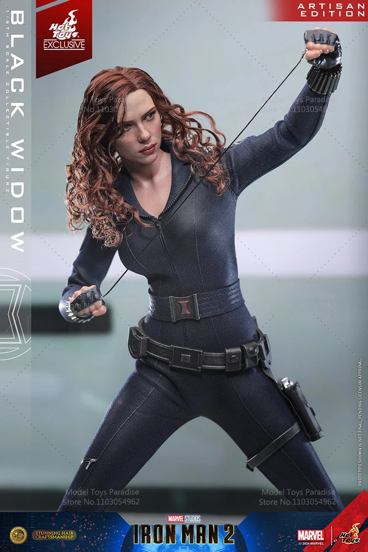 HOTTOYS HT MMS757AE 1/6 Collectible Toys Black Widow Hair Transplant Version Super Hero Soldier 12'' Action Figure Model Gifts