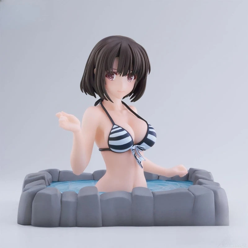 In Stock Genuine SEGA Saenai Heroine No Sodatekata Fine Kato Megumi Thermae Yu~topia Anime Figure Garage Kit Anime Cartoon