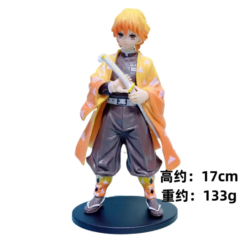 Anime Demon Slayer Kimetsu No Yaiba Sanemi Mitsuri Obanai Muichirou Kyoujurou Tengen PVC Action Figures Model Dolls Toys Gifts