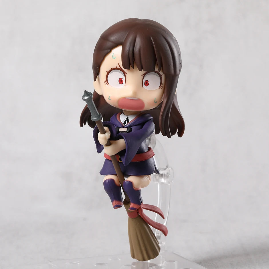 Atsuko Kagari 747 Little Witch Academia Q Face Doll Action Figure Collectible Model Toy Gift