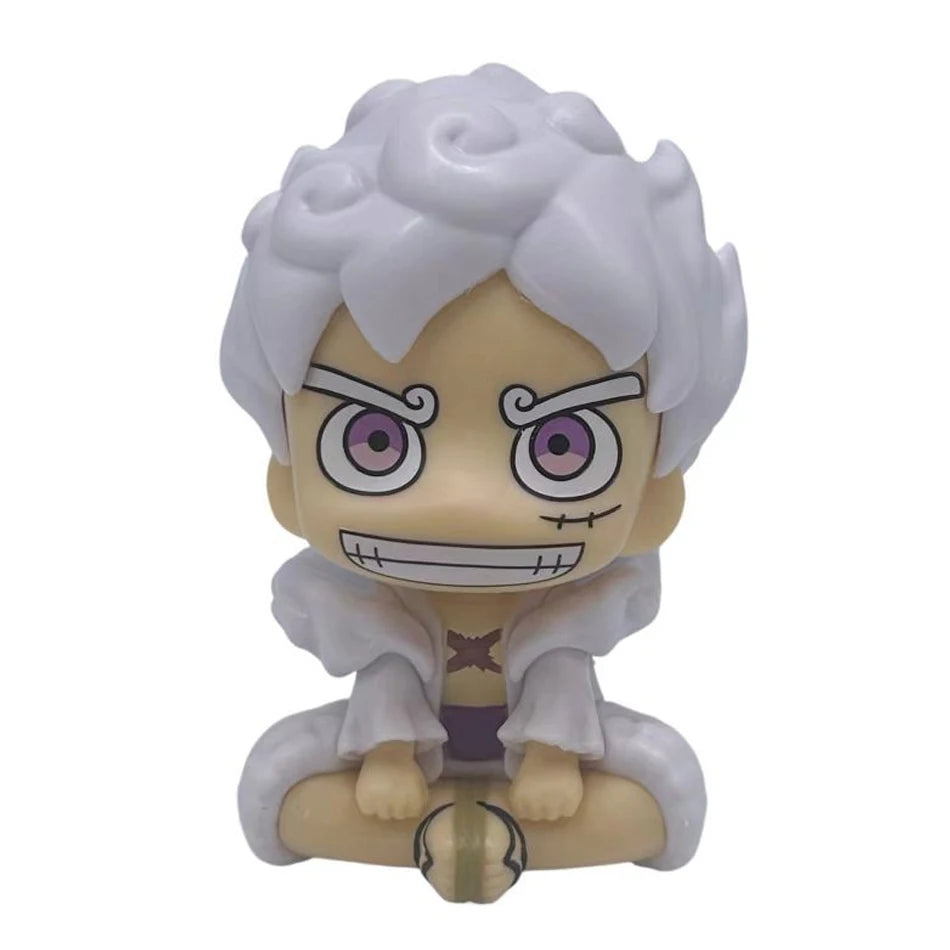 10cm ONE PIECE Anime Figure Look Up Gear 5 Monkey D. Luffy Action Figure Q Version Luffy Figurine PVC Collections Model Doll Toy