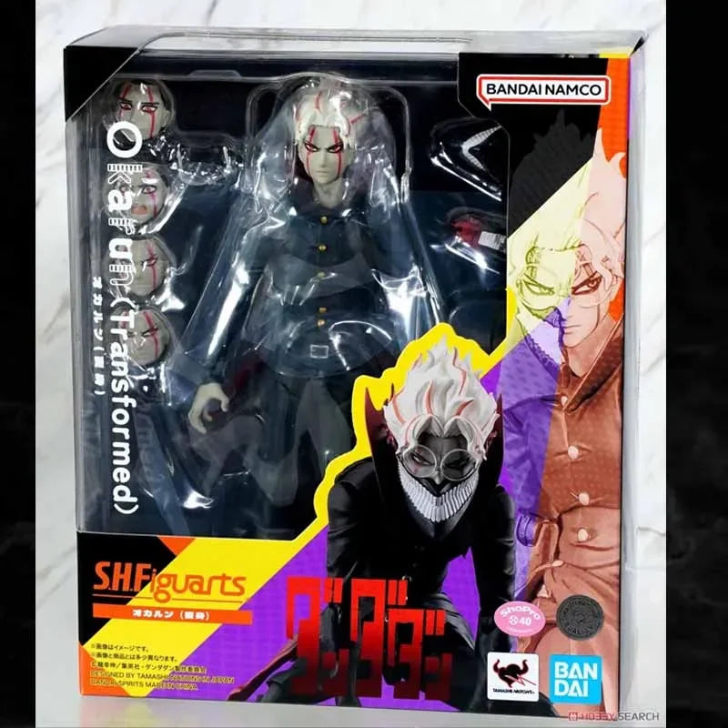 High quality Bandai Original SHF Anime Figure DAN DA DAN Okarun (Transformed) Anime Action Figures Toys For Boys /Girls /Kids