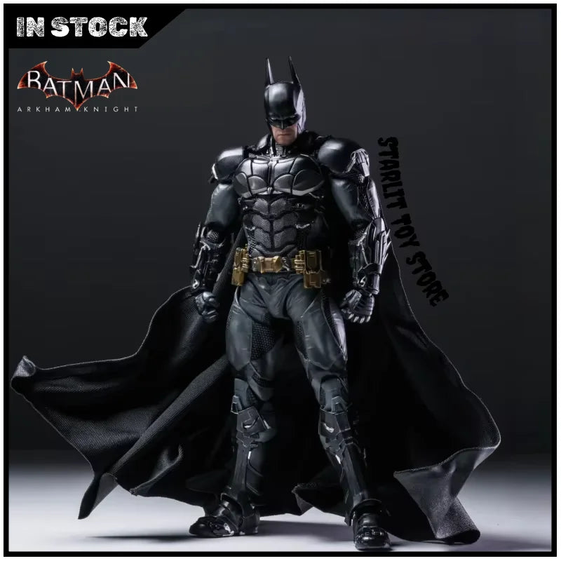 1/12  Authentic Lpzz Dc Batman Multiverse Arkham Knight  Action Figure Movable Joint Exquisite Collectible Model Statue Fan Gift