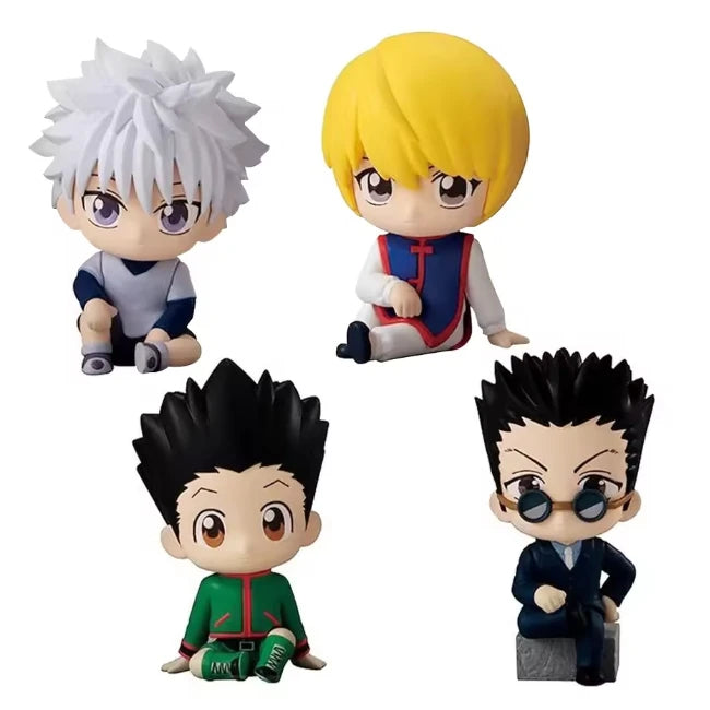 10cm Hunter×Hunter Anime Figure Phantom Troupe Hisoka Action Figure Q Version Room Decoration PVC Model Toys