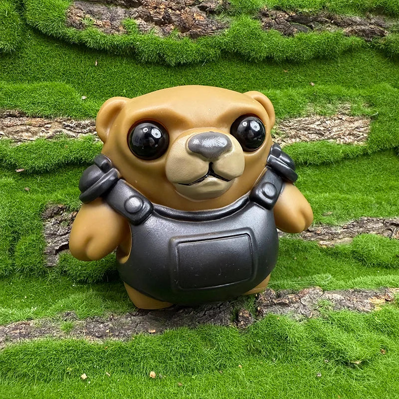 11cm/4.33in Valorant Squeeze Tactical Bear Kneading Doll 3D Fun Decompression Game Peripheral Model Creative Relaxation Gift Toy