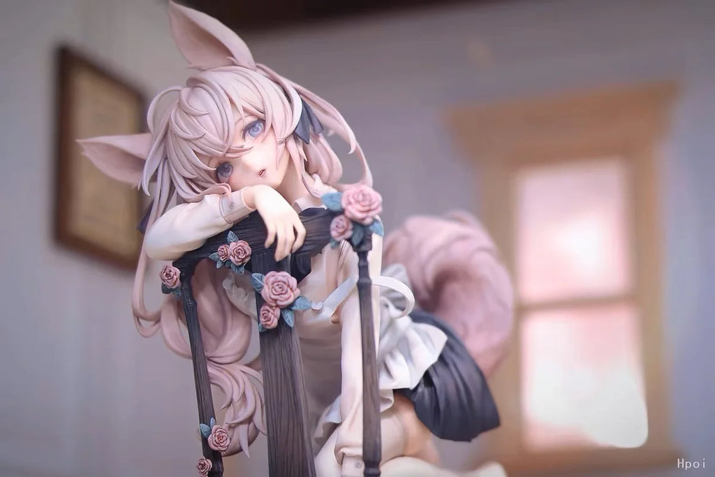 Rabbit Flovah Fertige Sammlerfigur Schöne Mädchenstatue Modell Dekoration Geschenk für Freund oder Freundin