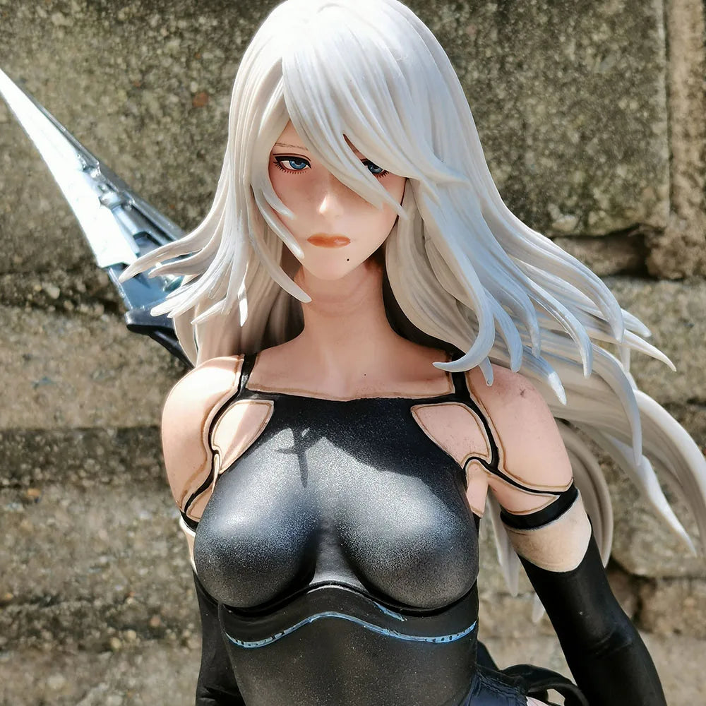 50cm NieR: Automata Yorha No. 2 TypeB 2B YoRHa Type A No.2 A2 Anime GirlPVC Action Figure Toy Statue collection Model Dol
