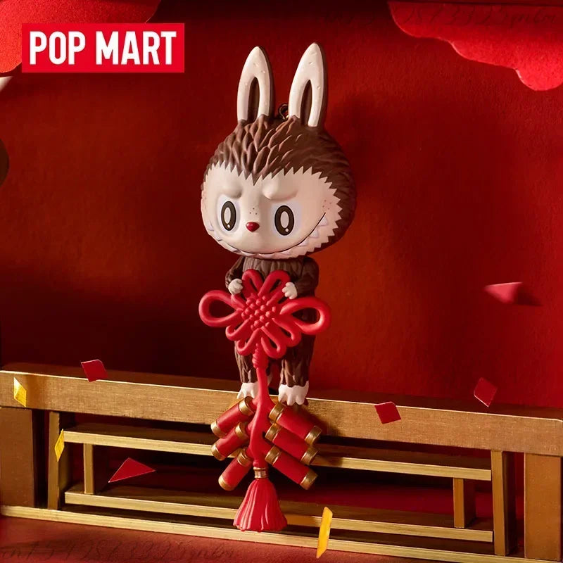 POP MART Drei, Zwei, Eins! Frohes chinesisches Neujahr Serie Blindbox Spielzeug Mode Anime Actionfigur Überraschung Mystery Box Puppen