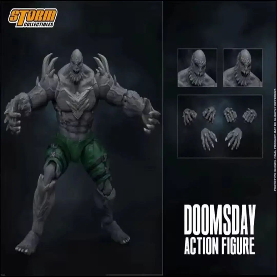 In-stock Storm Toys Justice League DOOMSDAY DARKSEID BANE LOBO ARES 1/12 Action Figure Model Collectible Gift
